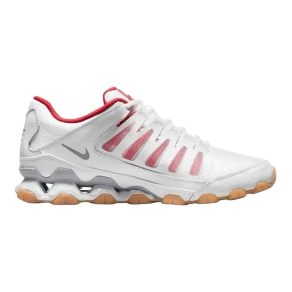 Nike Running Shoes REAX 8 TR MESH, White w/ Red, Men's Size 9.5, NEW